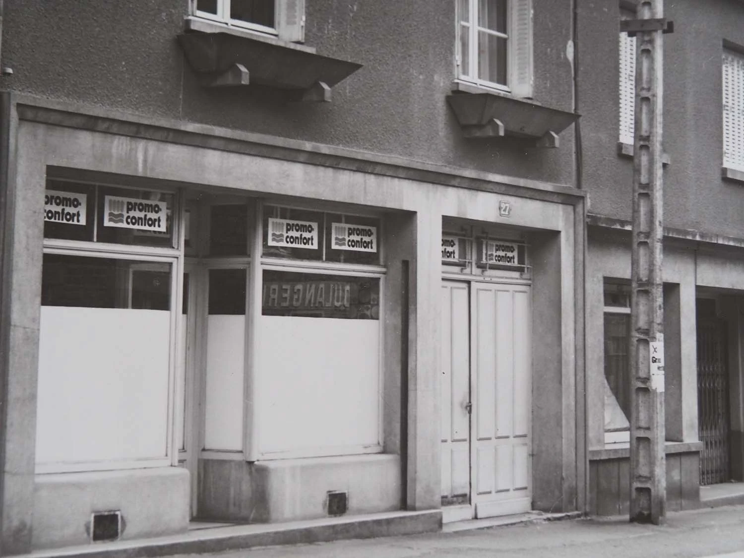 photo premiers bureaux Gesec 1970 histoire
