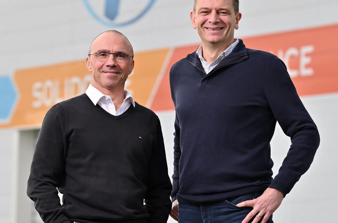 Portrait Pierre Turquand Sidney Ouvrard dirigeants entreprise TURQUAND plomberie chauffage climatisation domotique electricite