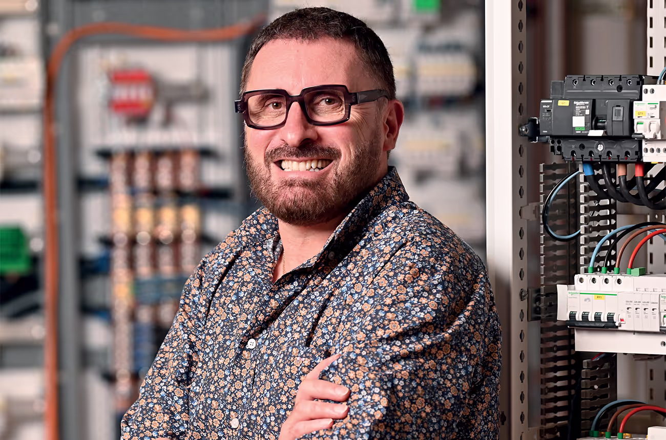 portrait gregory binisti abc automation electricite industrielle tertiaire