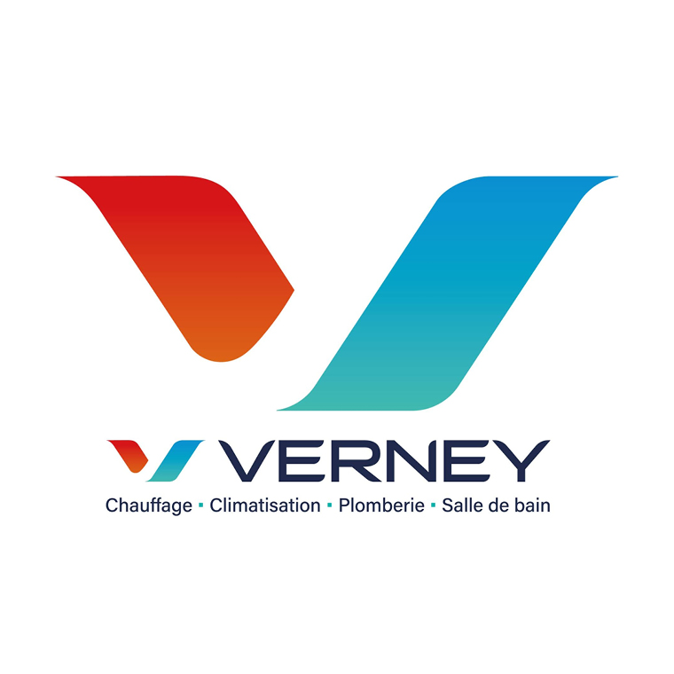 logo Verney partenaire Gesec négoce sanitaire plomberie thermique climatisation