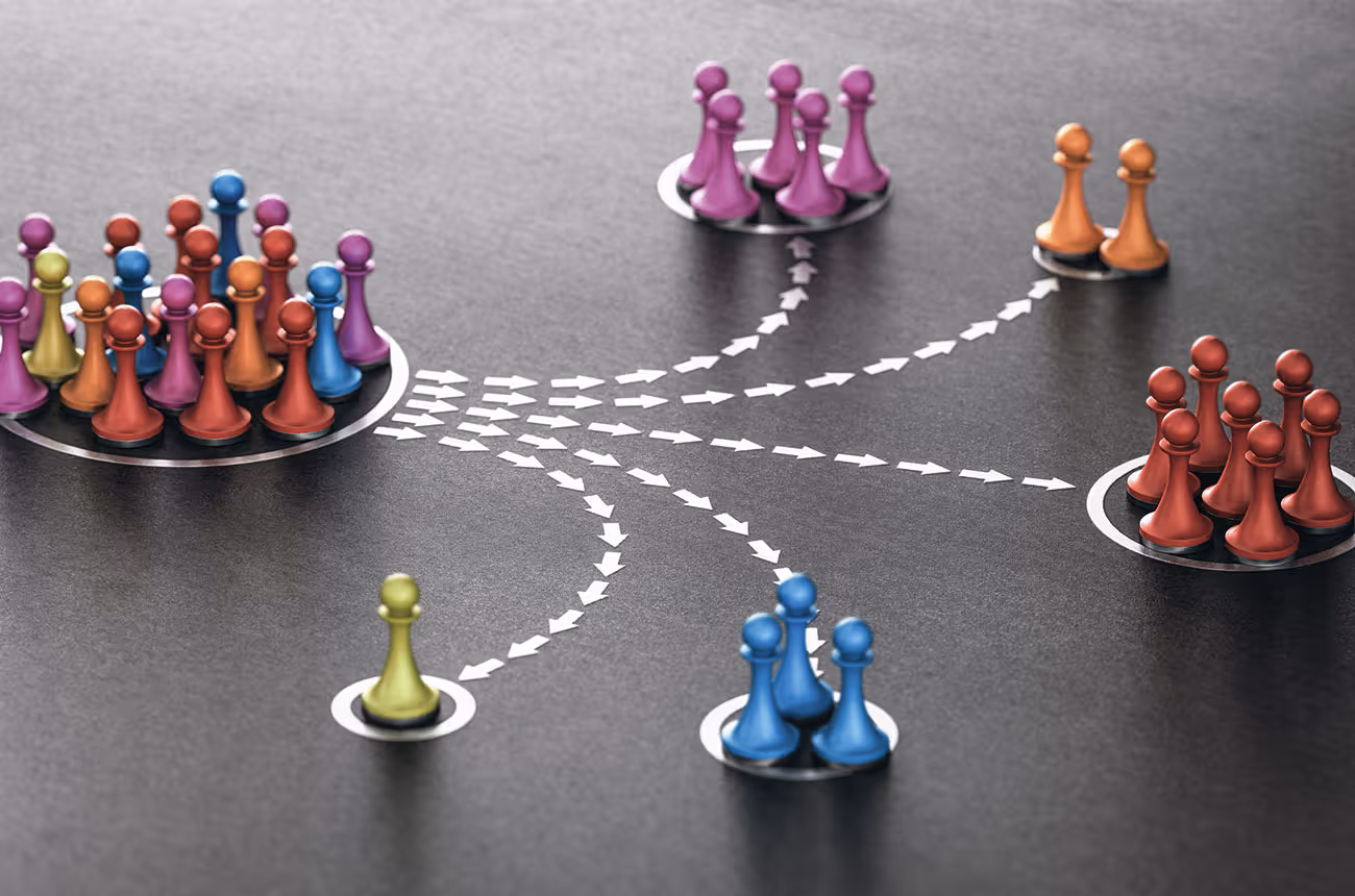 illustration MANCO management segmentation transmission entreprise